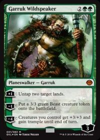 [EX]野生語りのガラク/Garruk Wildspeaker《英語》【Duel Decks: Garruk vs. Liliana】