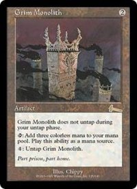 [POOR]厳かなモノリス/Grim Monolith《日本語》【ULG】