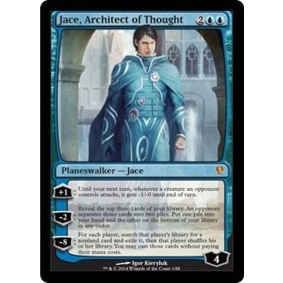 [EX+]思考を築く者、ジェイス/Jace, Architect of Thought《英語》【Duel Decks: Jace vs. Vraska】