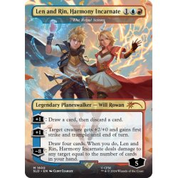 画像1: [EX+](FOIL)(1600)鏡映しの和声、リンとレン/Len and Rin, Harmony Incarnate　//　王家の跡継ぎ/The Royal Scions《英語》【SLD】