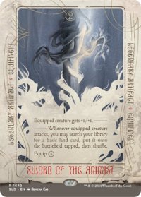 (FOIL)(1642)精霊信者の剣/Sword of the Animist《英語》【SLD】