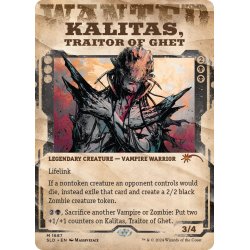 画像1: [EX+](FOIL)(1687)ゲトの裏切り者、カリタス/Kalitas, Traitor of Ghet《英語》【SLD】