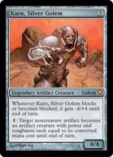 [EX+]銀のゴーレム、カーン/Karn, Silver Golem《英語》【From the Vault: Relics】