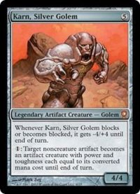 [EX+]銀のゴーレム、カーン/Karn, Silver Golem《英語》【From the Vault: Relics】