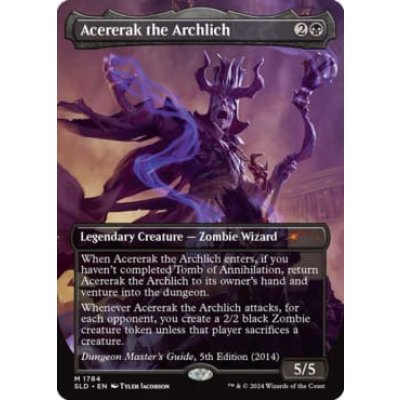 (1784)アーチリッチ、アサーラック/Acererak the Archlich《英語》【SLD】