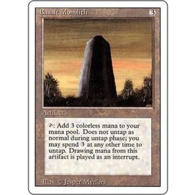 [EX]玄武岩のモノリス/Basalt Monolith《英語》【3ED】