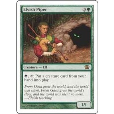 [EX]エルフの笛吹き/Elvish Piper《英語》【8ED】