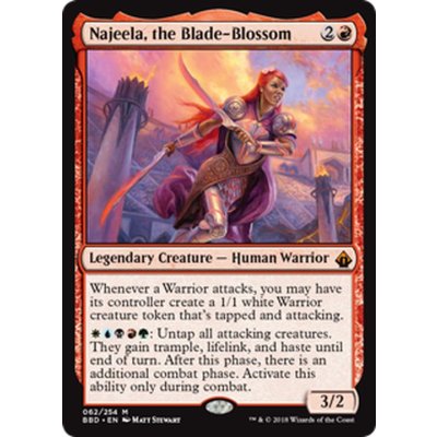 [EX+]刃を咲かせる者、ナジーラ/Najeela, the Blade-Blossom《英語》【BBD】