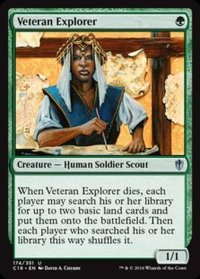 [EX+]老練の探険者/Veteran Explorer《英語》【Commander 2016】