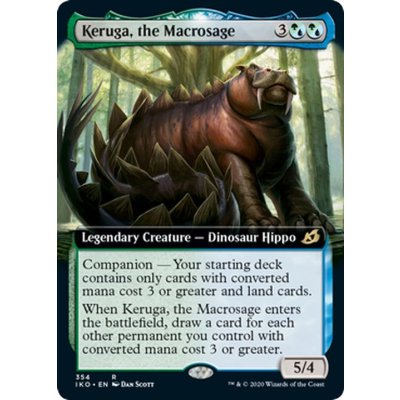 [EX+](FOIL)(フルアート)巨智、ケルーガ/Keruga, the Macrosage《英語》【IKO】