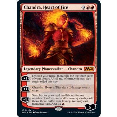 炎の心、チャンドラ/Chandra, Heart of Fire《英語》【M21】