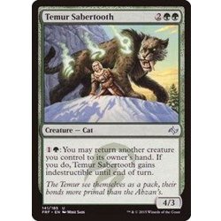 画像1: [EX+]ティムールの剣歯虎/Temur Sabertooth《日本語》【FRF】