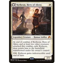 画像1: [EX+]アクロスの英雄、キテオン/Kytheon, Hero of Akros《英語》【Reprint Cards(Secret Lair Commander)】