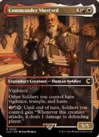 (フルアート)Commander Mustard《英語》【CLU】