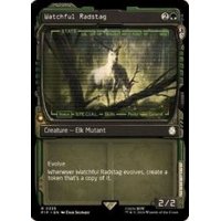 [EX+](サージFOIL)(ショーケース枠)警戒するラッドスタッグ/Watchful Radstag《英語》【PIP】