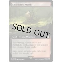 [EX+](FOIL)(フルアート)燻る湿地/Smoldering Marsh《英語》【PIP】