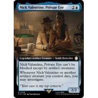 (サージFOIL)(フルアート)私立探偵、ニック・バレンタイン/Nick Valentine, Private Eye《英語》【PIP】