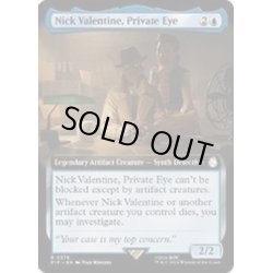 画像1: [EX+](サージFOIL)(フルアート)私立探偵、ニック・バレンタイン/Nick Valentine, Private Eye《英語》【PIP】