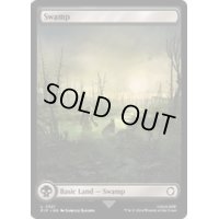[EX+](FOIL)(フルアート)(321)沼/Swamp《英語》【PIP】