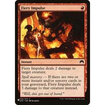 焦熱の衝動/Fiery Impulse《英語》【Reprint Cards(The List)】