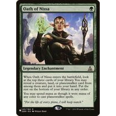 ニッサの誓い/Oath of Nissa《英語》【Reprint Cards(The List)】