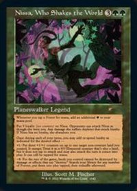 [EX+](FOIL)(1042)世界を揺るがす者、ニッサ/Nissa, Who Shakes the World《英語》【SLD】