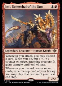 [EX](FOIL)太陽の執事長、インティ/Inti, Seneschal of the Sun《英語》【LCI】
