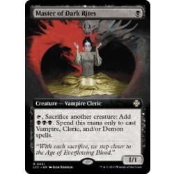 画像1: [EX+](フルアート)暗黒の儀式の達人/Master of Dark Rites《英語》【LCC】