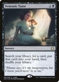 (FOIL)(2020年)悪魔の教示者/Demonic Tutor《英語》【Judge Promos】