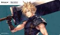 プレイマット『元ソルジャー、クラウド(キャラクターボーダーレス版)』《-》【プレイマット】