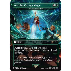 画像1: (FOIL)(1872)エアリスの魔法「ケアルガ」/Aerith's Curaga Magic　//　英雄的介入/Heroic Intervention《英語》【SLD】