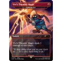 (FOIL)(1871)ビビの魔法「サンダー」/Vivi's Thunder Magic　//　稲妻/Lightning Bolt《英語》【SLD】