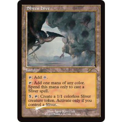 (FOIL)(旧枠仕様)スリヴァーの巣/Sliver Hive《英語》【PRM】