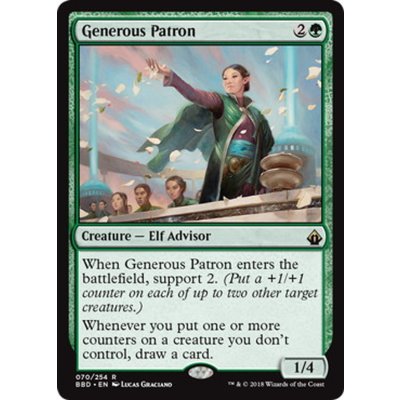 [EX+]気前のいい贔屓筋/Generous Patron《英語》【BBD】