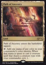 [EX+](FOIL)(Commander)祖先の道/Path of Ancestry《英語》【PRM】