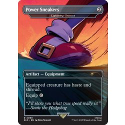 画像1: [EX+](FOIL)(2099)Power Sneakers　//　稲妻のすね当て/Lightning Greaves《英語》【SLD】