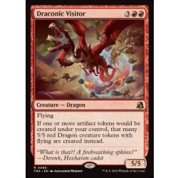 画像1: (FOIL)ドラゴンの訪問者/Draconic Visitor《英語》【FRA】