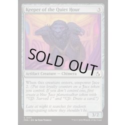 画像1: (FOIL)静寂時間の番人/Keeper of the Quiet Hour《英語》【FRA】
