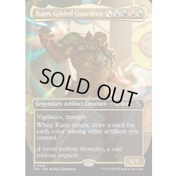 画像1: [EX+](FOIL)(フルアート)金色の守護者、カーン/Karn, Gilded Guardian《英語》【FRA】