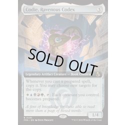画像1: [EX+](FOIL)(フルアート)貪欲な写本、コーディ/Codie, Ravenous Codex《英語》【FRA】