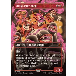 画像1: (FOIL)(フルアート)(0447)棘唱の魔道士/Stingcaster Mage《英語》【FRA】