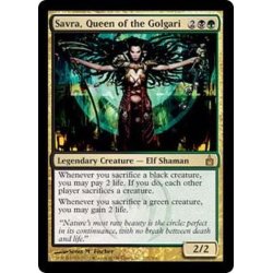 画像1: [EX+]ゴルガリの女王、サヴラ/Savra, Queen of the Golgari《英語》【RAV】