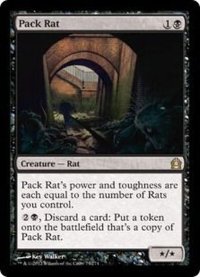 [EX]群れネズミ/Pack Rat《英語》【RTR】