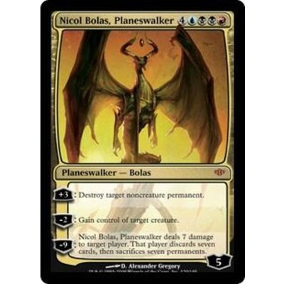 [EX+]プレインズウォーカー、ニコル・ボーラス/Nicol Bolas, Planeswalker《英語》【CON】