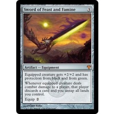 [EX+]饗宴と飢餓の剣/Sword of Feast and Famine《英語》【Magic Modern Event Deck】