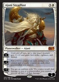 [EX+]不動のアジャニ/Ajani Steadfast《英語》【M15】