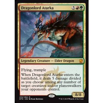 [EX+]龍王アタルカ/Dragonlord Atarka《英語》【DTK】