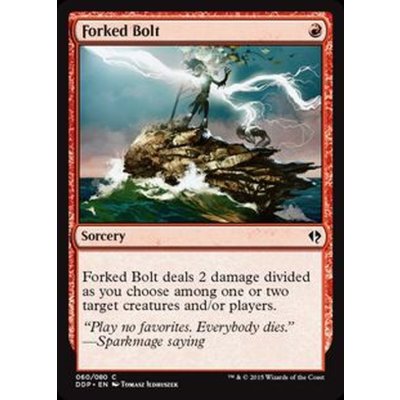 二股の稲妻/Forked Bolt《英語》【Duel Decks: Zendikar vs. Eldrazi】