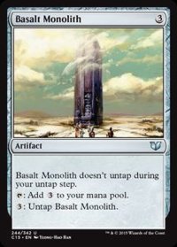 [EX+]玄武岩のモノリス/Basalt Monolith《英語》【Commander 2015】