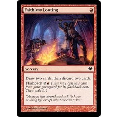 信仰無き物あさり/Faithless Looting《英語》【DKA】